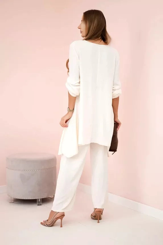 Moteriškas rusvos spalvos komplektas Elis