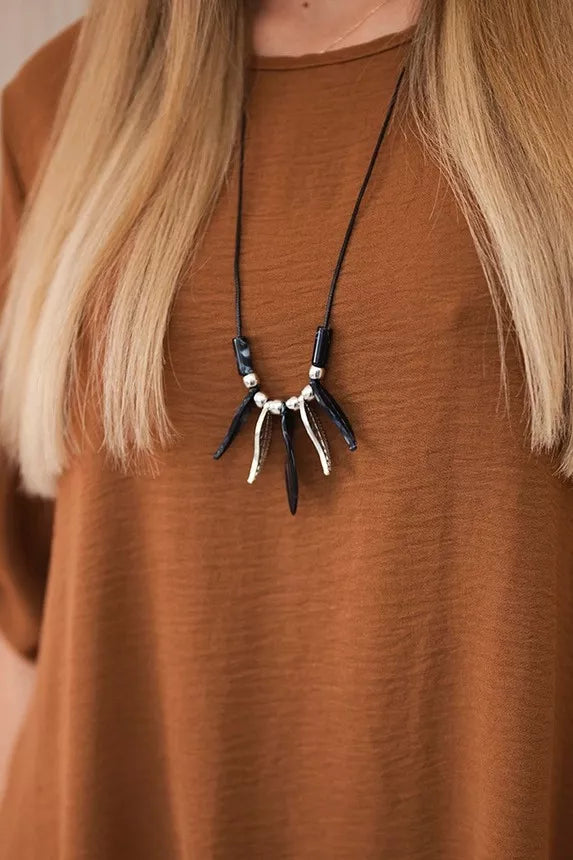 Moteriškas rudos spalvos komplektas Elis