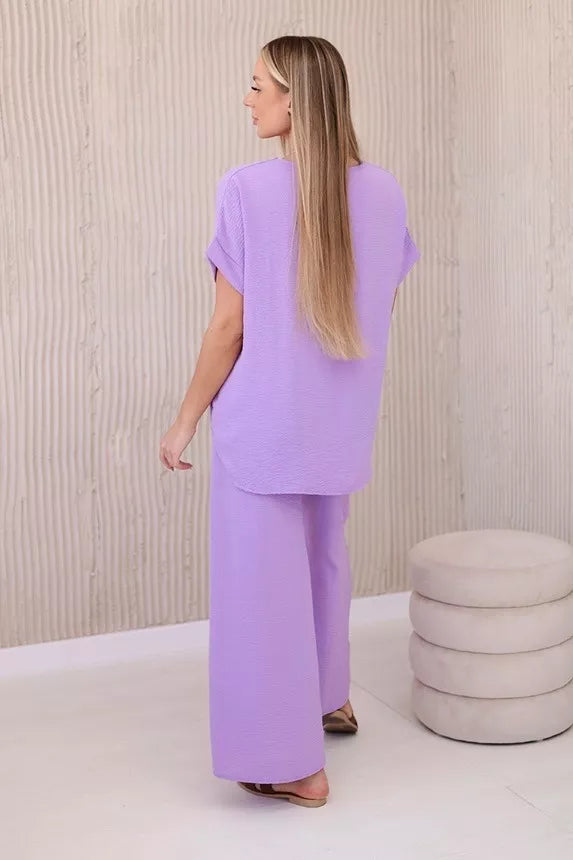 Moteriška violetinės spalvos komplektas Lebelle