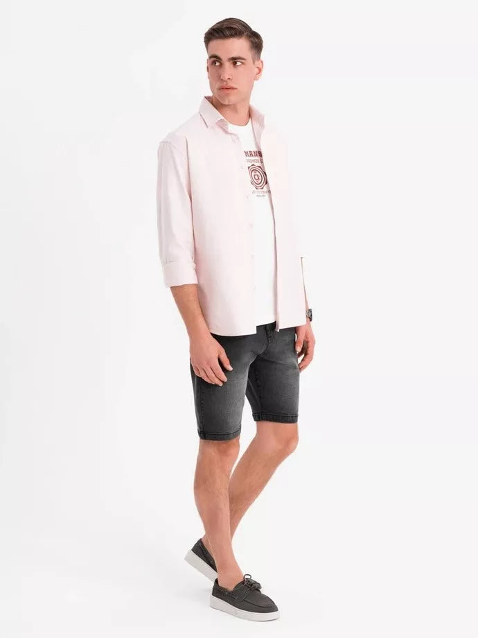 Vyriški juodi džinsiai šortai Celtic