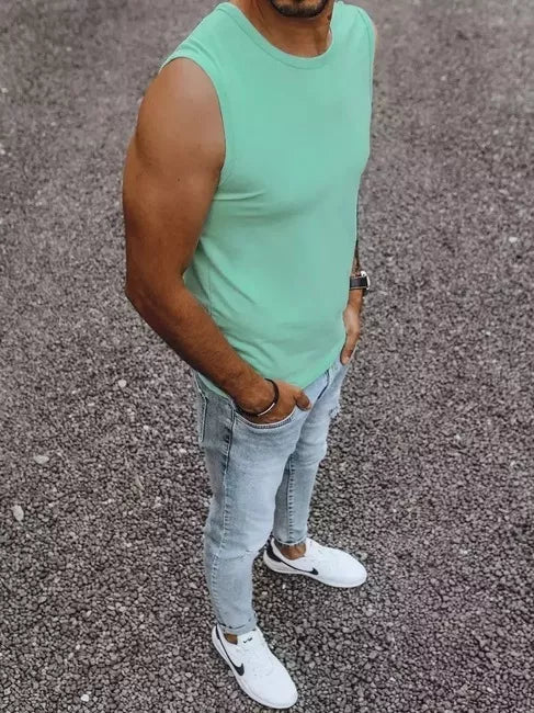 Vyriški mėtinės spalvos marškinėliai Lock