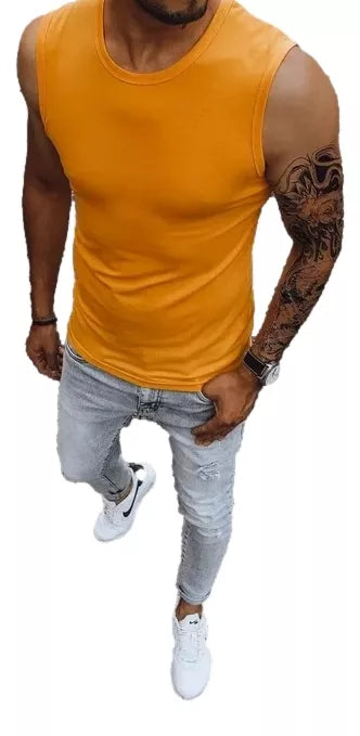 Vyriški oranžinės spalvos marškinėliai Lock