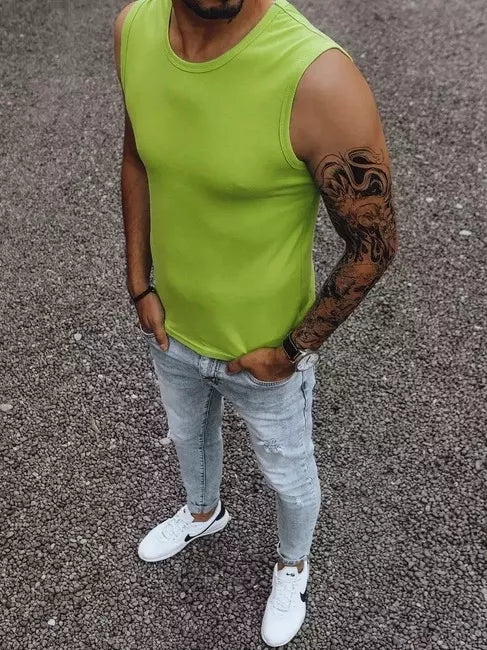 Vyriški šviesiai žalios spalvos marškinėliai Lock