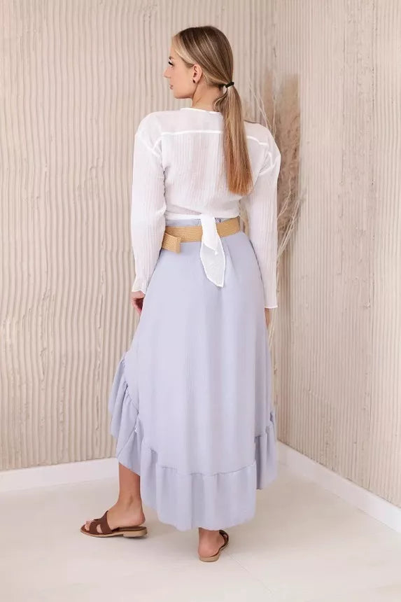 Moteriškas pilkas sijonas Pixel