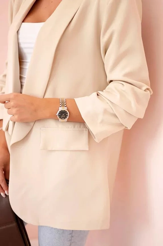 Moteriškas rusvas švarkas Florita