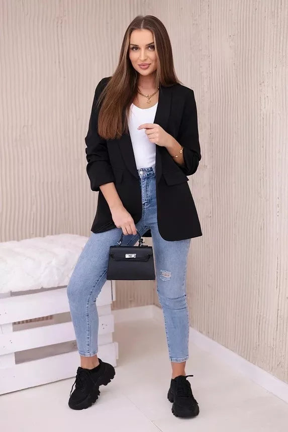 Moteriškas juodas švarkas Florita