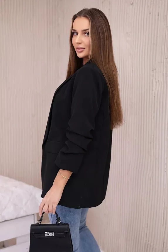 Moteriškas juodas švarkas Florita