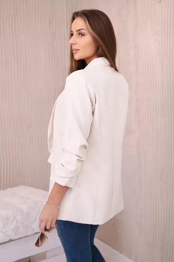 Moteriškas šviesiai rusvas švarkas Florita