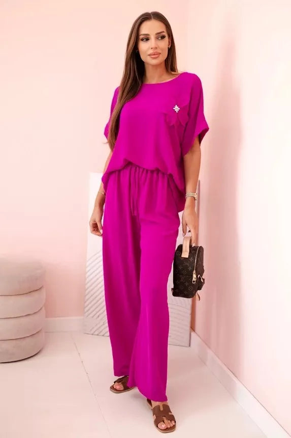 Moteriškas violetinis komplektas Loren