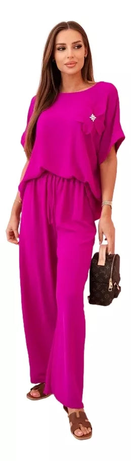 Moteriškas violetinis komplektas Loren