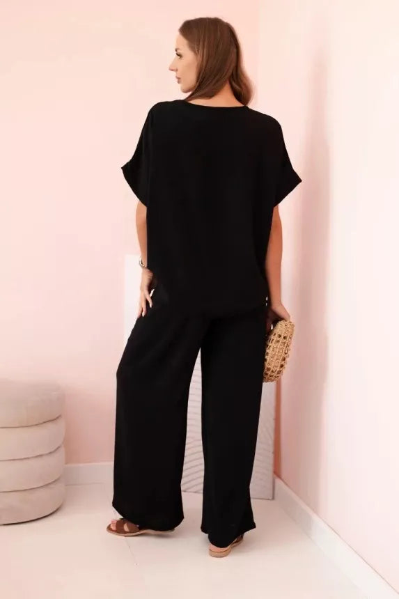 Moteriškas juodas komplektas Loren