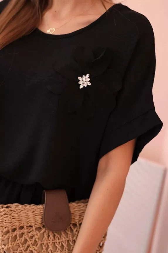 Moteriškas juodas komplektas Loren