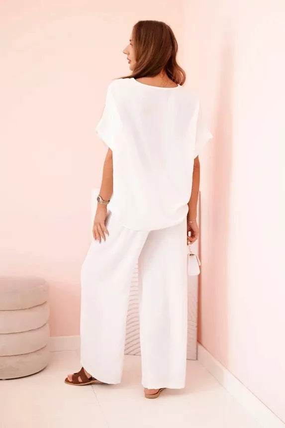 Moteriškas baltas komplektas Loren