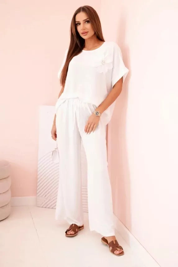 Moteriškas baltas komplektas Loren