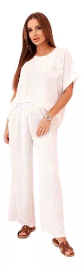 Moteriškas baltas komplektas Loren