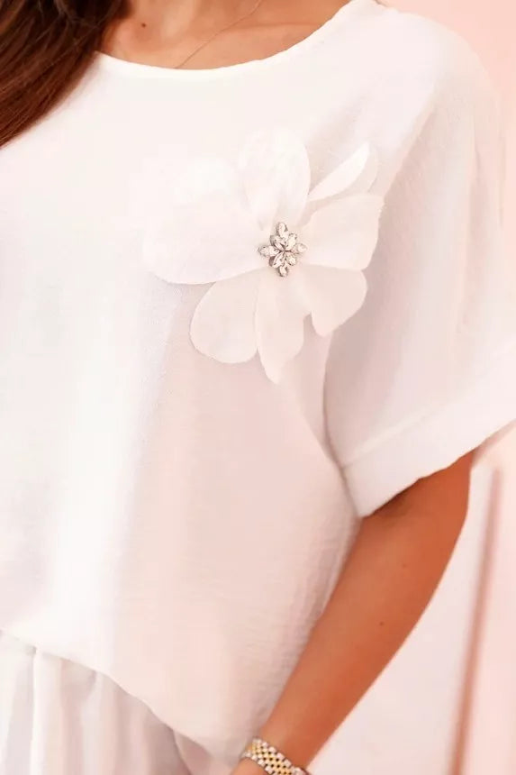 Moteriškas baltas komplektas Loren