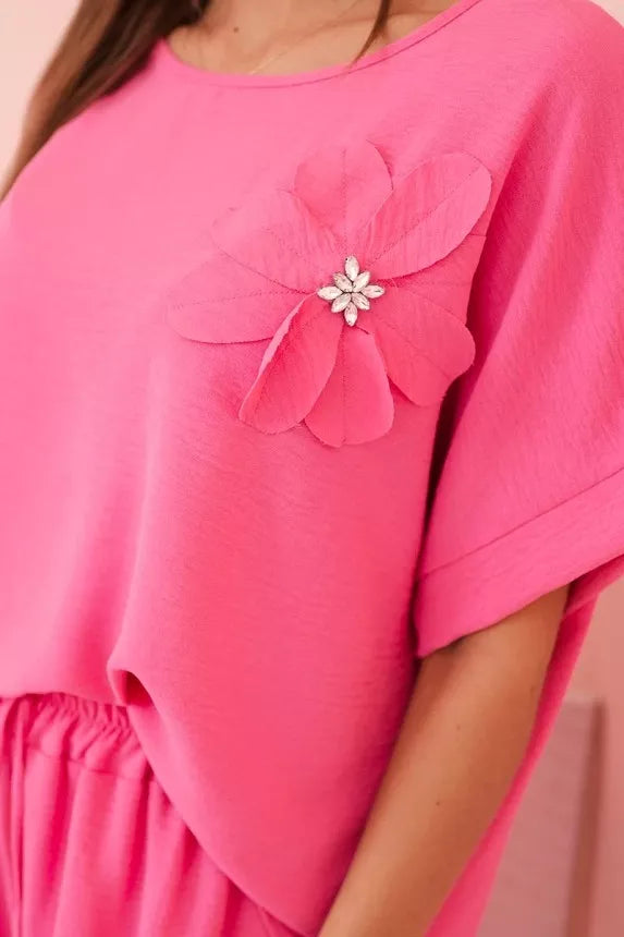 Moteriškas rožinis komplektas Loren