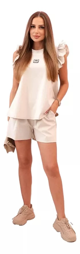 Moteriškas rusvos spalvos komplektas Colton