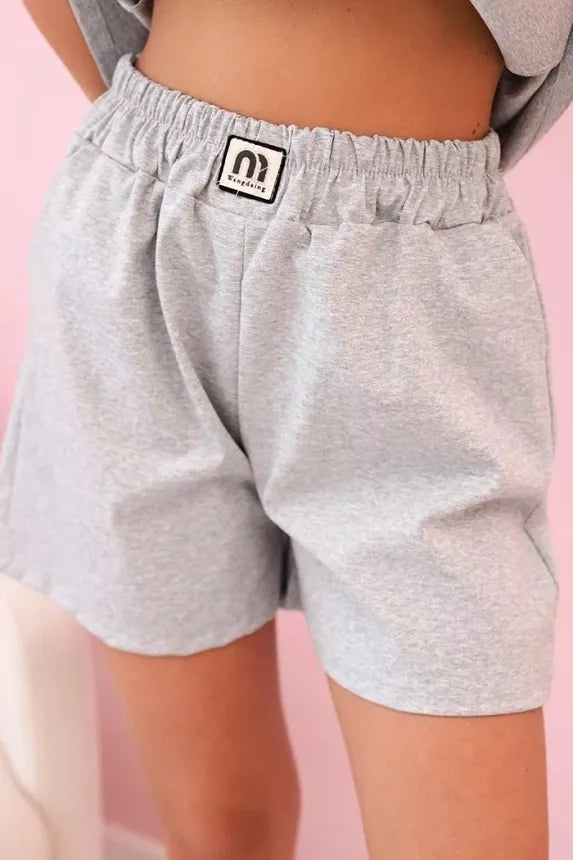 Moteriškas šviesiai pilkos spalvos komplektas Colton