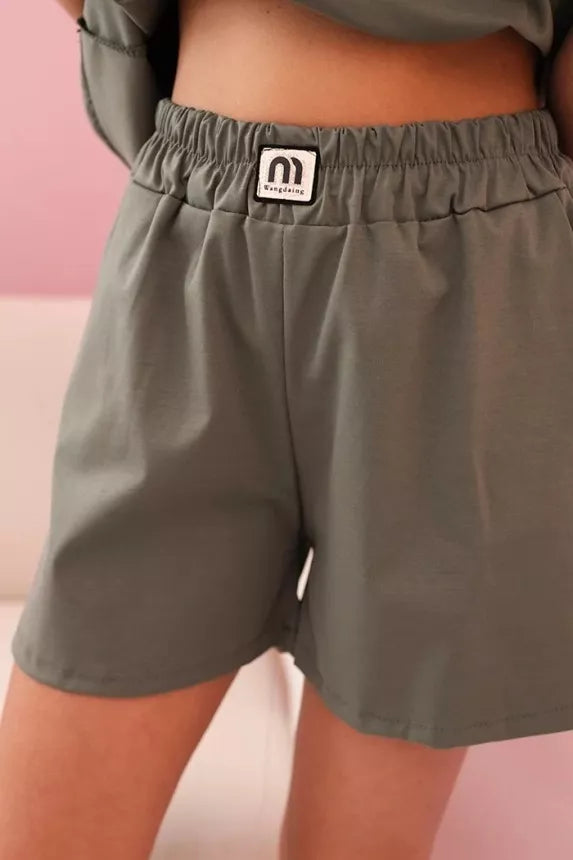 Moteriškas chaki spalvos komplektas Colton