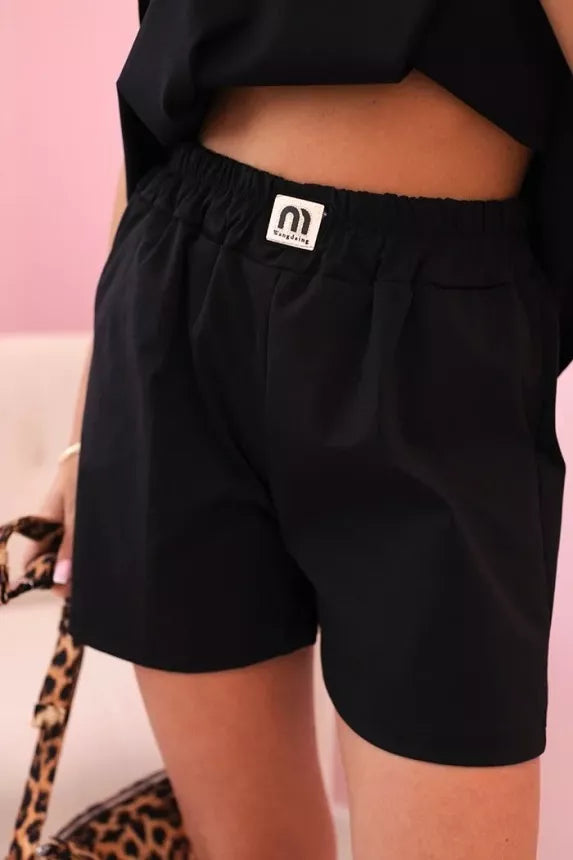 Moteriškas juodos spalvos komplektas Colton