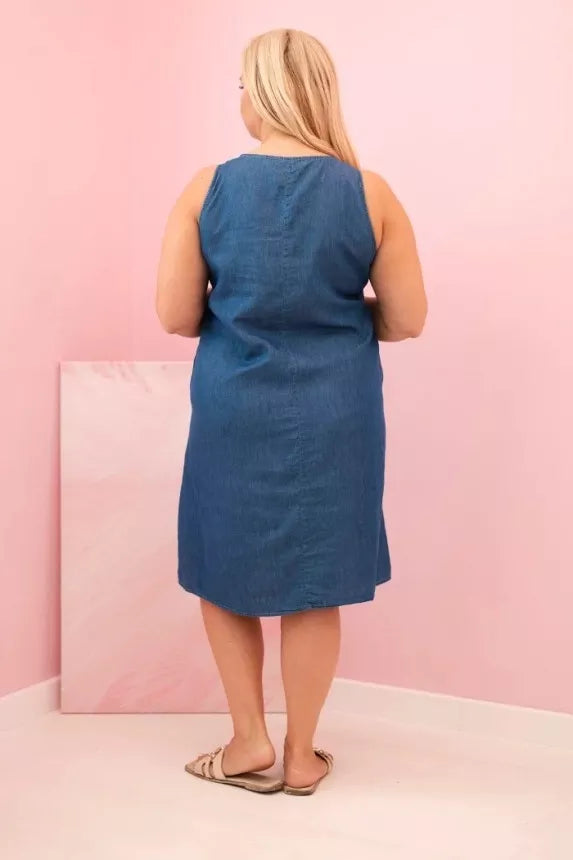 Moteriška mėlyna suknelė Norval