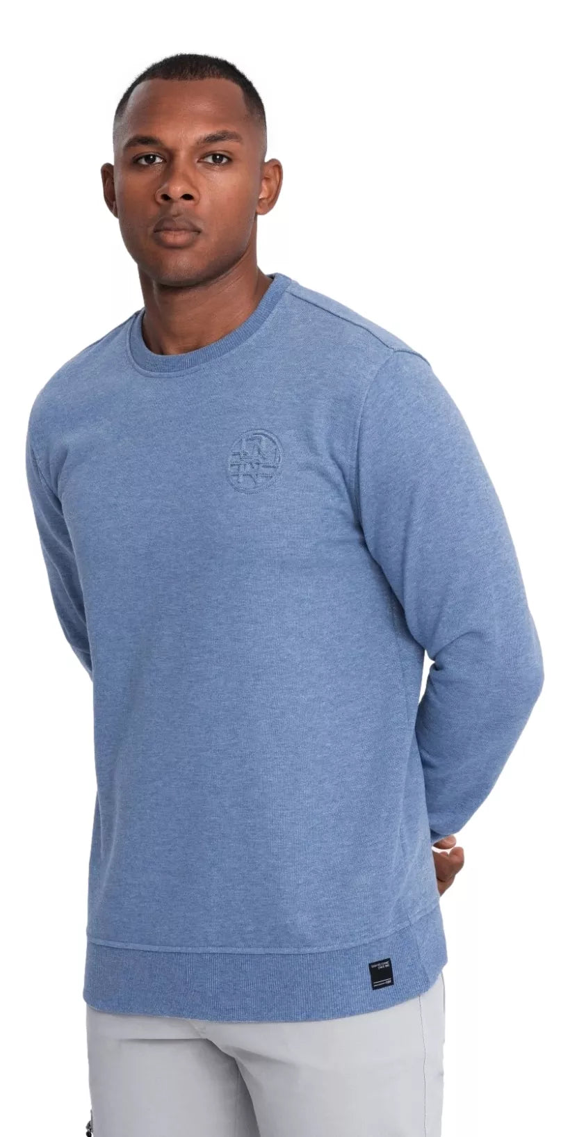 Vyriškas mėlynas megztinis Montecarl