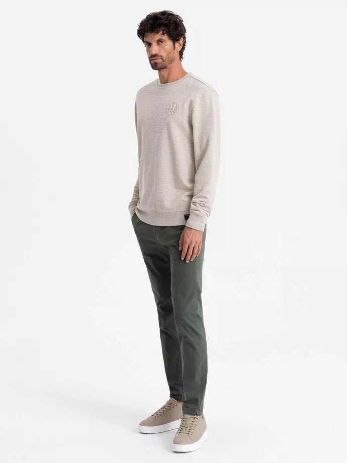 Vyriškas rusvas megztinis Montecarl