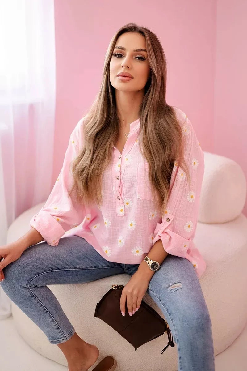 Moteriška šviesiai rožinė palaidinė Dorsi