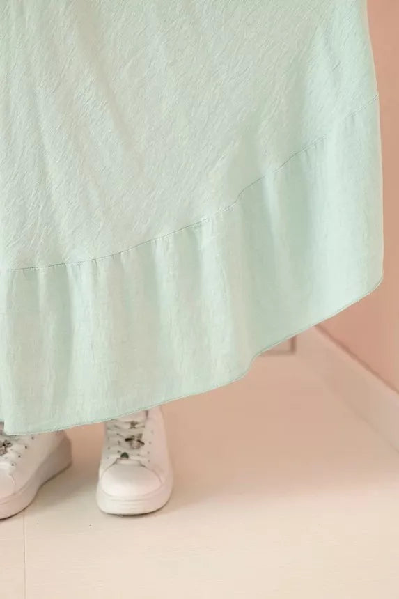 Moteriška mėtinė suknelė Gala