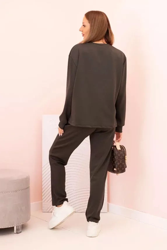 Moteriškas chaki spalvos komplektas Naomi