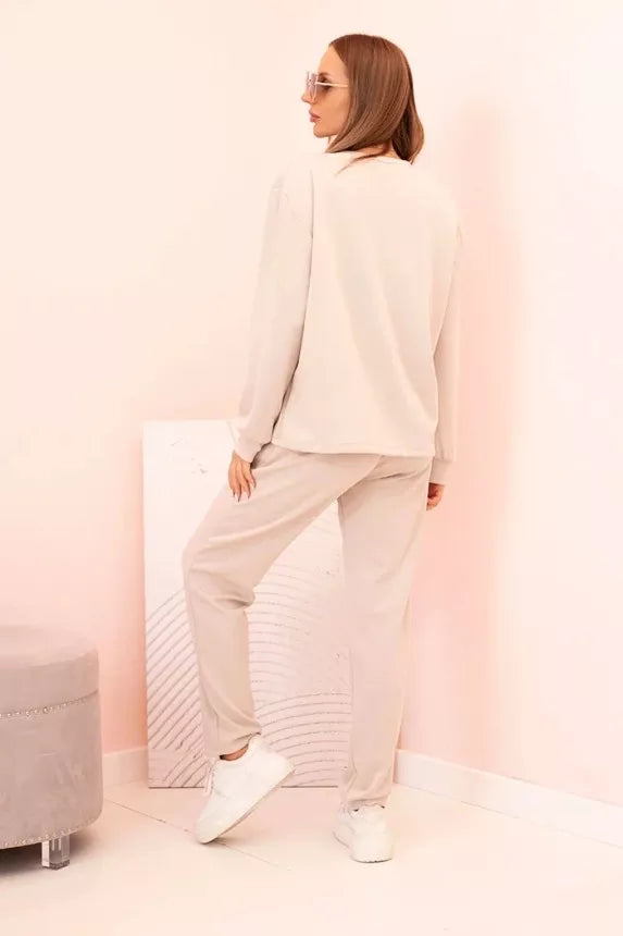 Moteriškas šviesiai rusvas komplektas Naomi