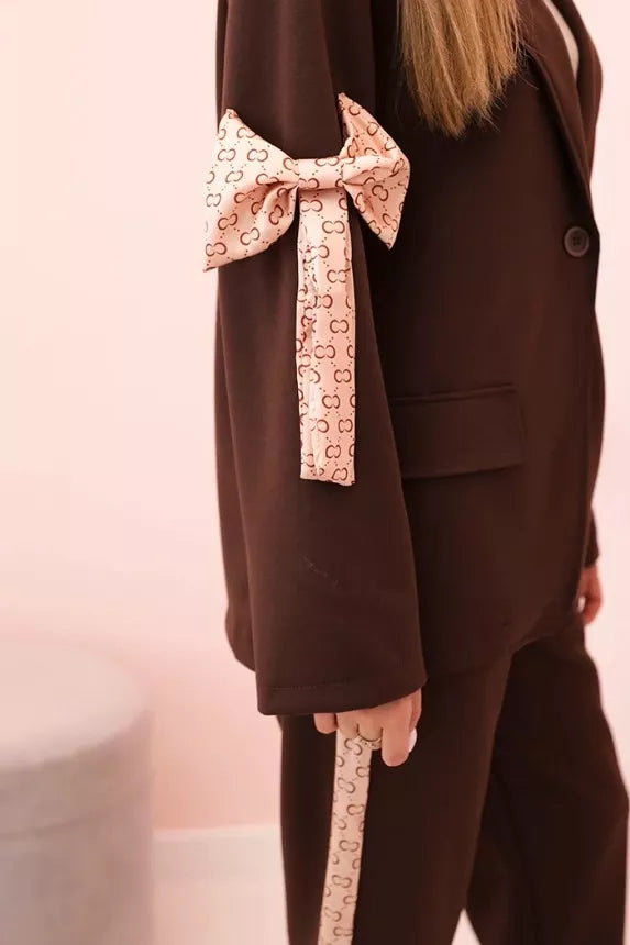 Moteriškas rudas komplektas Rene