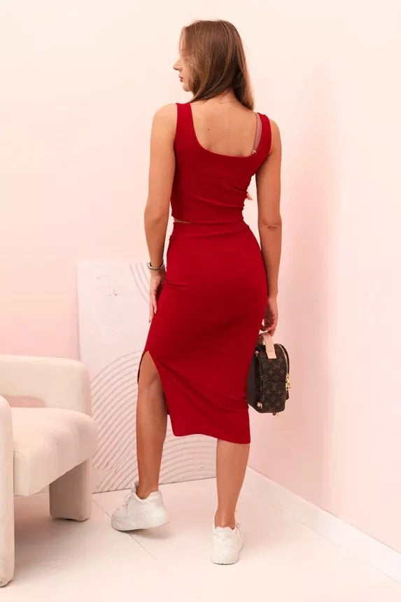 Moteriškas raudonas komplektas Alvik