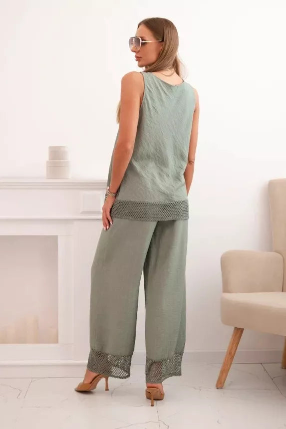 Moteriškas chaki spalvos komplektas Astro