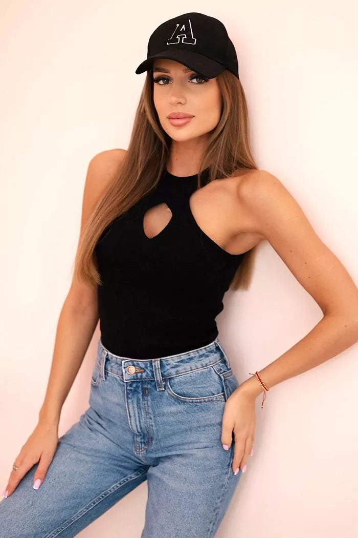 Moteriška juoda palaidinė Krosy