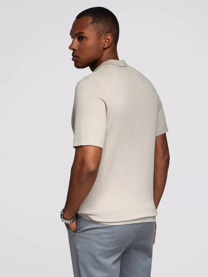 Vyriški pilki polo marškinėliai Mark