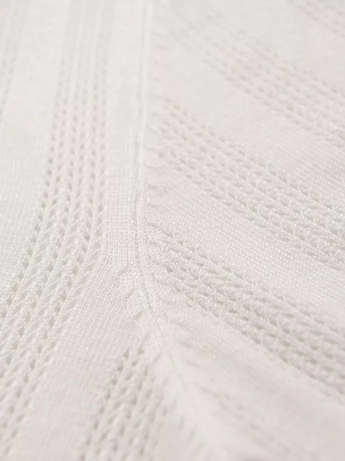 Vyriška baltos spalvos polo marškinėliai Elegant