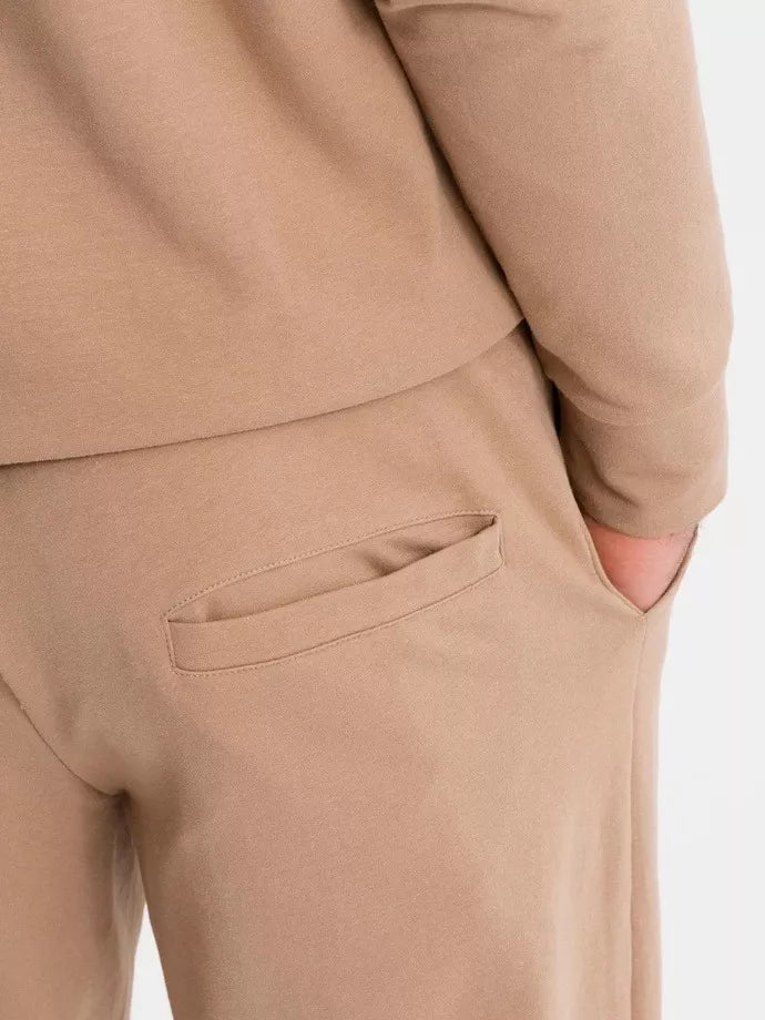 Vyriškas šviesiai rudos spalvos laisvalaikio komplektas Denat