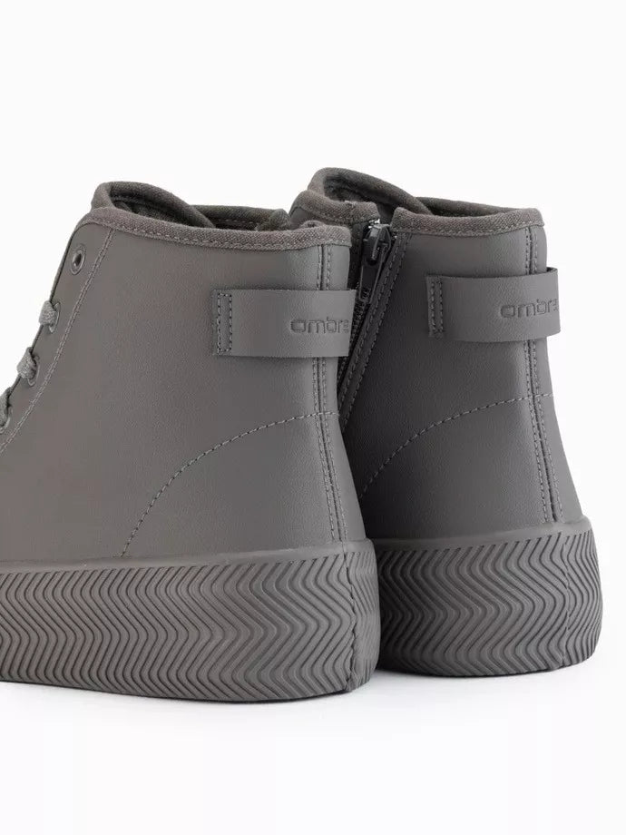 Vyriški pilki laisvalaikio batai su užtrauktuku Brener