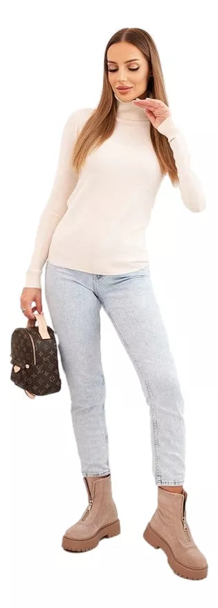 Moteriškas baltas megztinis Cloud