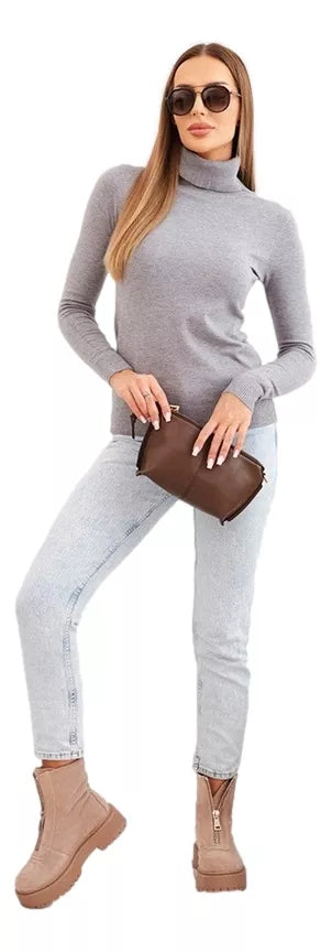 Moteriškas pilkas megztinis Cloud