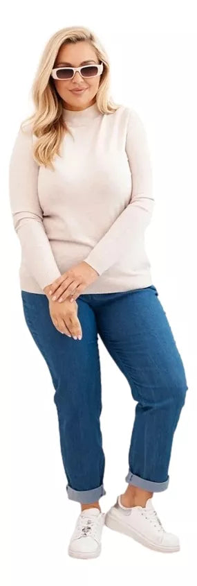 Moteriškas rusvos spalvos megztinis Kato