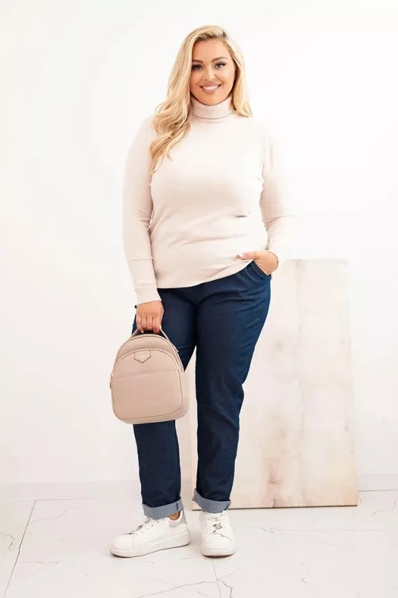 Moteriškas rusvas megztinis Nolo