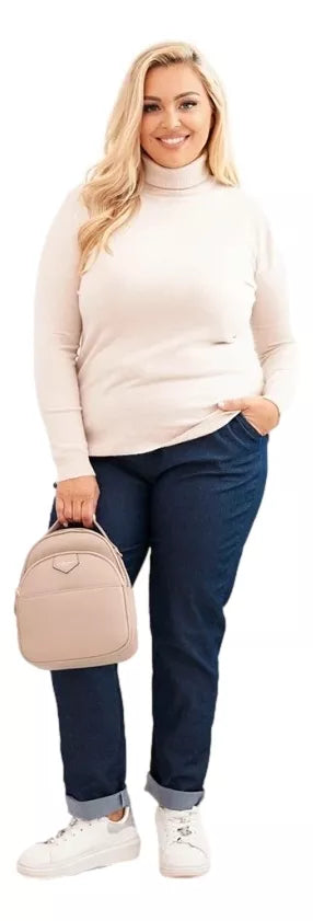 Moteriškas rusvas megztinis Nolo