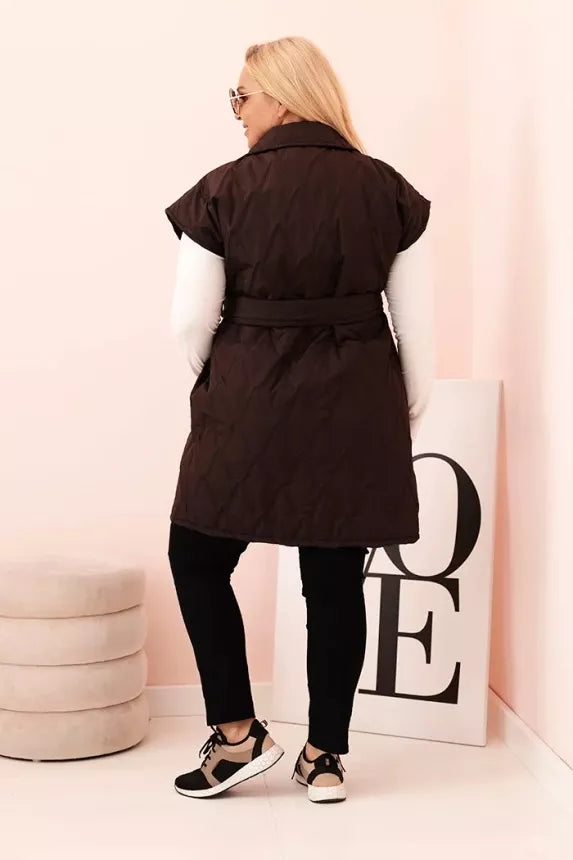 Moteriška tamsiai ruda liemenė Dalic