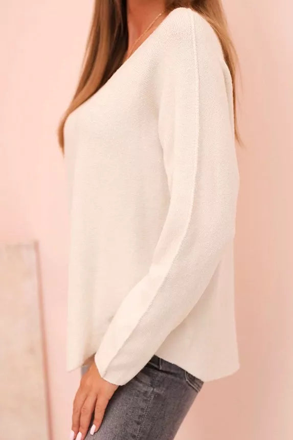 Moteriškas rusvas megztinis Remo