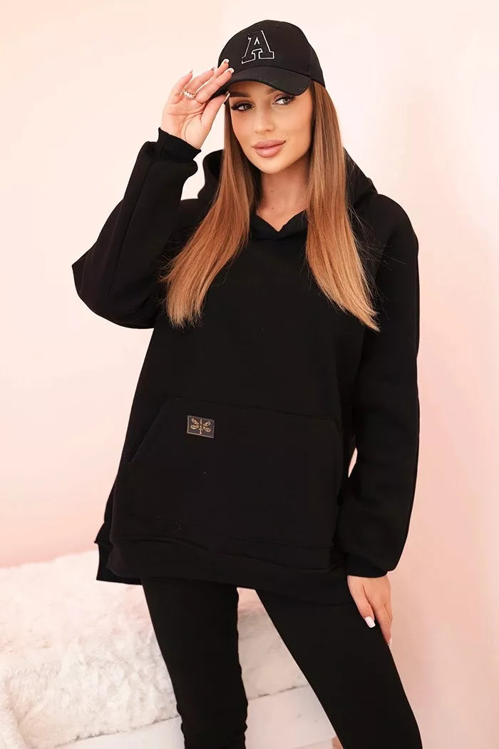 Moteriškas juodos spalvos kompleltas Solar