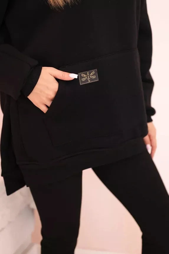 Moteriškas juodos spalvos kompleltas Solar