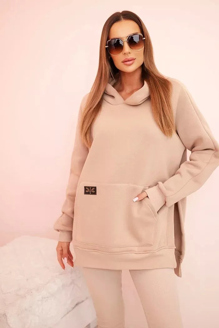 Moteriškas rusvos spalvos kompleltas Solar